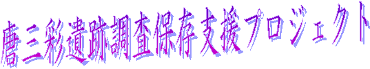 唐三彩遺跡調査保存支援プロジェクト
